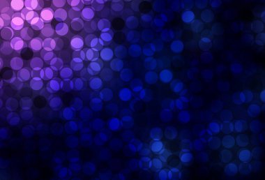 Koyu mor, noktalı pembe vektör arkaplan. Renkli su damlaları olan modern soyut çizimler. İş ilanınız için tasarım.