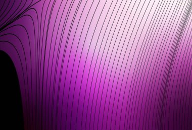 Açık pembe çizgili vektör şablonu. Eğri şekilli yepyeni renkli bir tasvir. Web siteniz için soyut tasarım.