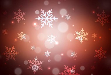 Koyu kırmızı vektör deseni Noel tarzında. Noel özellikleriyle basit bir gradyan çizimi. Bir üniversite posteri için en iyi tasarım, afiş.