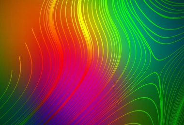 Koyu Çoklu Renkli Vektör Parlak Soyut Düzen. Gradyan ile modern soyut çizim. Tasarımlar için arka plan.