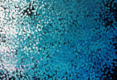 Küreli koyu mavi vektör deseni. Doğa tarzında renkli baloncuklu soyut illüstrasyon. Poster ve web siteleri için tasarım.