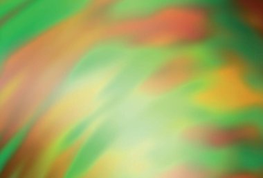 Açık yeşil, kırmızı vektör soyut parlak dokuyu bulanıklaştırdı. Yaratıcı illüstrasyon, yarım tonlu ve eğimli. Marka kitabınız için yeni biçim tasarımı.