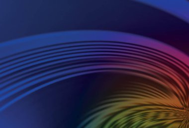 Koyu mavi, sarı vektör parlak deseni bulanıklaştırdı. Soyut renkli gradyan çizimi. Web siteniz için bulanık tasarım.