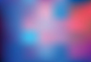 Açık mavi, kırmızı vektör parlak soyut arkaplan. Soyut ve gradyan renkte renkli çizimler. Web siteniz için bulanık tasarım.