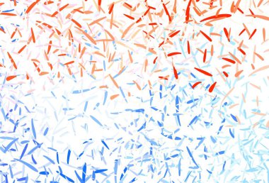 Açık pembe, parlak çizgili mavi vektör arkaplan. Bulanık arkaplanda gradyanı olan çizgiler. Reklam, kitapçıklar, broşürler için desen.