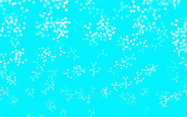 Açık mavi, yeşil vektör arkaplan ve yapay zeka formları. Yapay zeka bağlantılarıyla basit bir şekilde renkli tasarım. Bilim için desen, geleceksel tasarımlar..