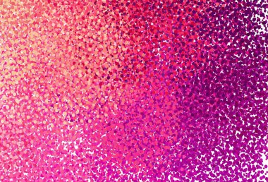 Açık pembe, noktalı sarı vektör arkaplan. Parlak renkli soyut çemberlerin olduğu bir resim. Marka kitabınız için yeni şablon.