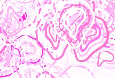 Soyut biçimlerde açık pembe vektör dokusu. Rastgele şekillerle soyut tarzda dekoratif tasarım. Kartvizitiniz için modern tasarım.