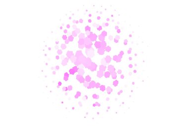 Soyut biçimlerde açık pembe vektör dokusu. Soyut tarzda rengarenk gradyan şekilleri olan bir resim. Kartvizitiniz için modern tasarım.