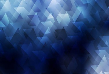 Eşkenar dörtgenli koyu mavi vektör arkaplanı. Renkli dikdörtgenleri olan bir resim. İniş sayfası için modern şablon.