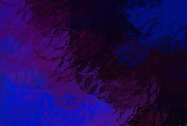 Светло Розовый Синий Векторный Фон Цветами Иллюстрация Красочными Градиентными Формами — стоковый вектор