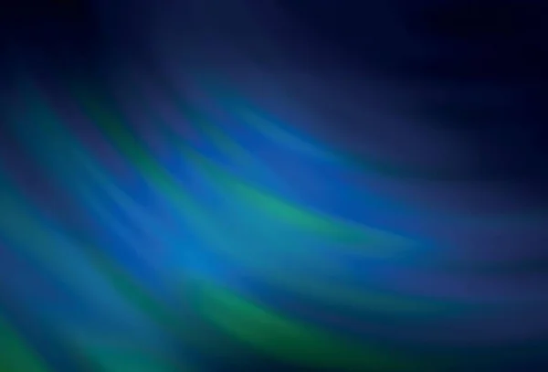 Azul Escuro Vetor Verde Desfocado Fundo Glitter Ilustração Abstrata Com —  Vetores de Stock