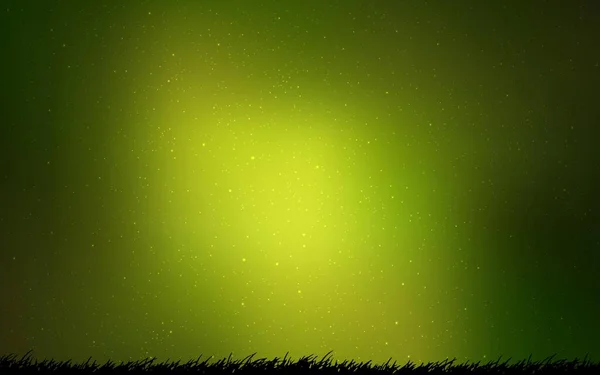 Светло Зеленая Векторная Текстура Звездами Молочного Пути Современная Абстрактная Иллюстрация — стоковый вектор