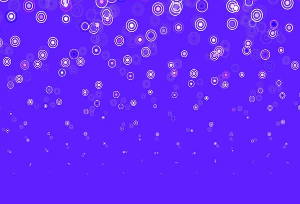 Світло Фіолетовий Рожевий Векторний Фон Плямами Розмиті Бульбашки Абстрактному Тлі — стоковий вектор