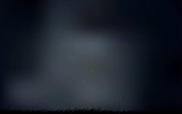 Textura Vectorial Gris Oscuro Con Estrellas Vía Láctea Estrellas Del — Vector de stock