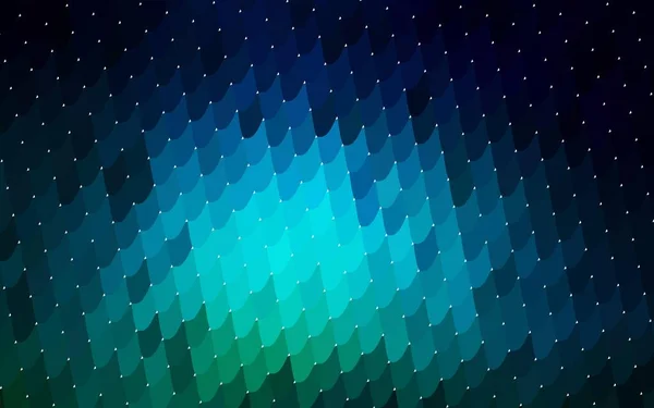 Темно Синий Зеленый Векторный Рисунок Совершенно Новый Прямоугольный Шаблон Сияющий — стоковый вектор