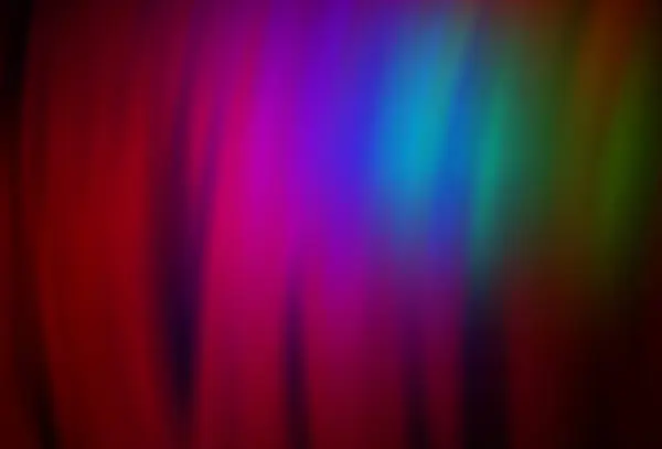 Темный Разноцветный Вектор Размытый Цветной Узор Блестящая Абстрактная Иллюстрация Градиентным — стоковый вектор