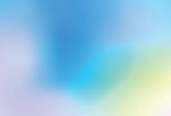 Hellblauer Grüner Vektor Verschwommener Hintergrund Abstrakte Farbenfrohe Illustration Mit Farbverlauf — Stockvektor