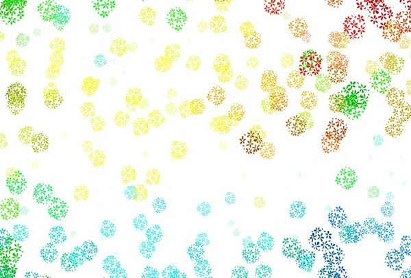 Светлый Многоцветный Векторный Абстрактный Фон Листьями Современная Геометрическая Абстрактная Иллюстрация — стоковый вектор