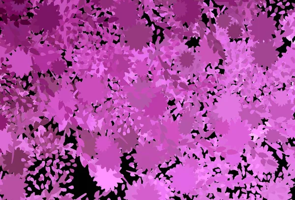 Világos Rózsaszín Vektor Minta Véletlenszerű Formákkal Illusztráció Színes Gradiens Formák — Stock Vector