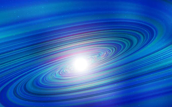 Luz Azul Fundo Vetorial Com Estrelas Galáxia Ilustração Abstrata Moderna — Vetor de Stock