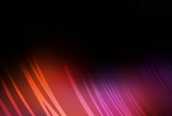 Bleu Foncé Mise Page Vectorielle Rouge Avec Des Lignes Irisées — Image vectorielle