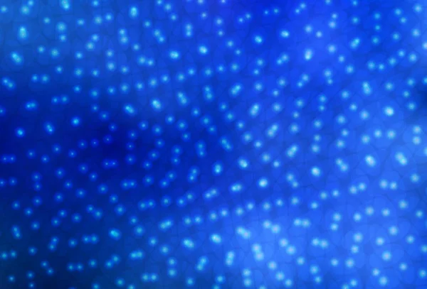 Світло Blue Векторний Візерунок Сферами Блискуча Абстрактна Ілюстрація Розмитими Краплями — стоковий вектор
