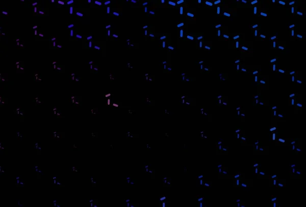 Σκούρο Ροζ Μπλε Διανυσματική Διάταξη Επίπεδες Γραμμές Πολύχρωμο Λαμπερό Εικονογράφηση — Διανυσματικό Αρχείο