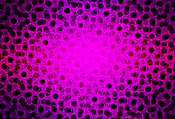 Σκούρο Μωβ Διανυσματική Διάταξη Σχήματα Κύκλο Glitter Αφηρημένη Εικόνα Θολή — Διανυσματικό Αρχείο