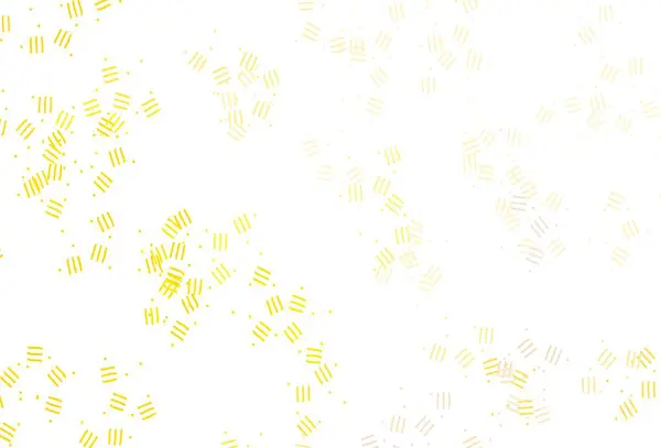 Светло Желтый Векторный Фон Резкими Полосами Точками Современная Геометрическая Абстрактная — стоковый вектор