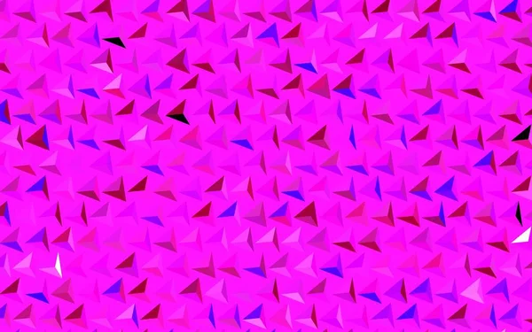 ダークパープル ポリゴナルスタイルのピンクベクトルパターン 三角形の抽象的なスタイルで装飾的なデザイン 名刺のモダンなデザイン — ストックベクタ
