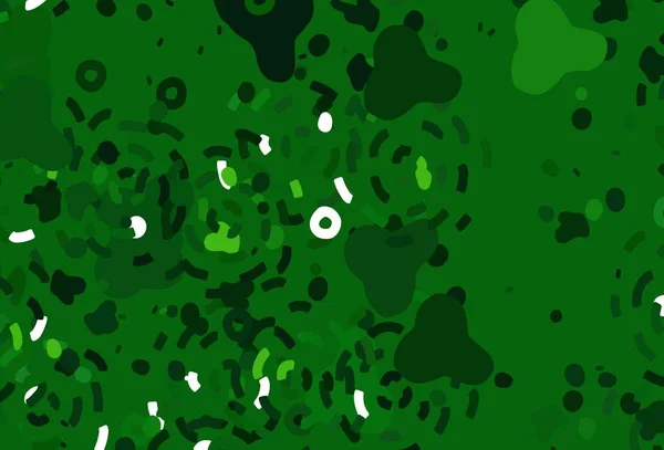 Textura Vectorial Verde Claro Con Formas Abstractas Ilustración Abstracta Moderna — Vector de stock