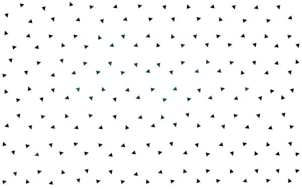 ダークグリーンのベクトル幾何学的な単純な最小限の背景は 白い背景に三角形で構成されます ビジネスデザインのグラデーションの三角形パターン — ストックベクタ