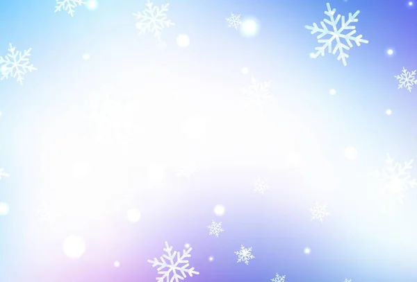 Ljusrosa Blå Vektorstruktur Födelsedagsstil Abstrakt Lutning Illustration Med Färgglada Julen — Stock vektor