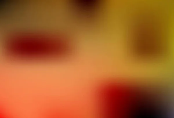 Светло Красный Желтый Вектор Размыт Блестящая Абстрактная Иллюстрация Градиентным Дизайном — стоковый вектор