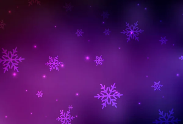 Темно Рожевий Векторний Фон Святковому Стилі Барвистий Дизайн Різдвяному Стилі — стоковий вектор