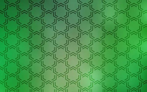 Светло Зеленый Векторный Фон Прямыми Линиями Сияющая Цветная Иллюстрация Острыми — стоковый вектор