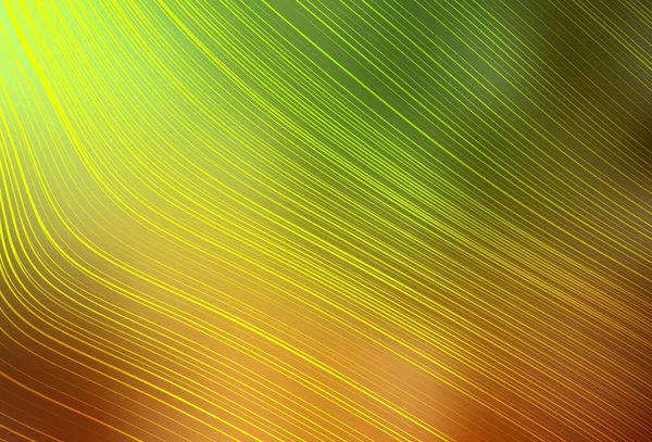 Verde Claro Vector Amarillo Abstracto Fondo Borroso Una Ilustración Color — Vector de stock