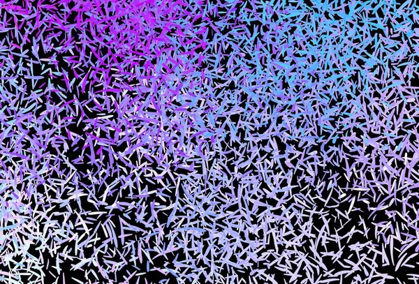 Donkerroze Blauwe Vectorlay Out Met Vlakke Lijnen Glitter Abstracte Illustratie — Stockvector
