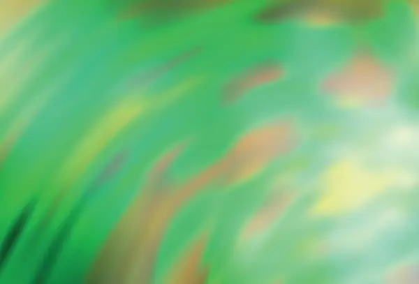Verde Chiaro Vettore Giallo Astratto Sfondo Sfocato Illustrazione Colorata Stile — Vettoriale Stock