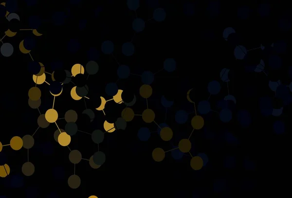 Σκούρο Κίτρινο Διάνυσμα Φόντο Δεδομένα Τεχνητής Νοημοσύνης Λαμπερή Απεικόνιση Σχήματα — Διανυσματικό Αρχείο
