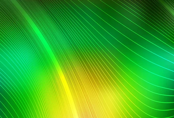 浅绿色 黄色矢量抽象明亮模板 带有渐变的抽象风格的彩色插图 商务设计的新风格 — 图库矢量图片