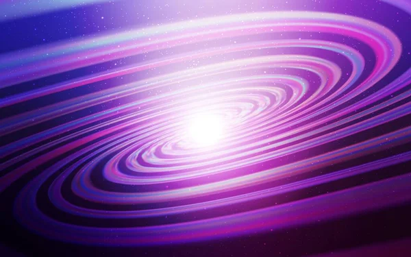 Açık Mor, gece gökyüzü yıldızlı pembe vektör deseni. Bulanık dekoratif tasarım galaksi yıldızlarıyla basit bir stilde. Fütürist reklamlar ve kitapçıklar için şablon.