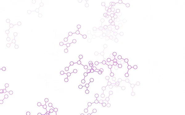 Fond Vectoriel Rose Clair Avec Des Données Intelligence Artificielle Structure — Image vectorielle