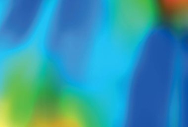 Açık mavi, yeşil vektör bulanık şablon. Gradyan ile modern soyut çizim. Marka kitabı için zarif bir arkaplan.