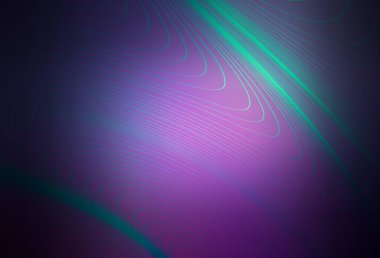 Koyu mor, pembe çizgili vektör şablonu. Soyut tarzda gradyan çizgilerle akıllı illüstrasyon. Marka kitabı için şık bir desen.