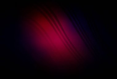 Koyu pembe, kırmızı çizgili vektör arkaplan. Basit eğri biçiminde parlak renkli bir illüstrasyon. İş tasarımınız için şablon.