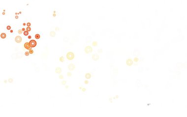 Küreli açık kırmızı vektör deseni. Doğa tarzında bulanık halkaları olan güzel renkli çizimler. Güzel web siteleri için desen.