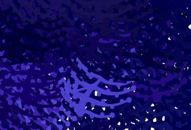 Kaotik şekilli koyu mor vektör şablonu. Soyut gradyan şekilli basit renkli çizimler. Duvar kağıtları için zarif tasarım.