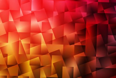 Koyu kırmızı, sarı vektör eğimli üçgen dokusu. Gradyanı olan üçgen geometrik örnek. Arkaplanlarınız için desenli desen.